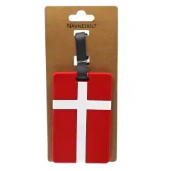 Bagagemærke - dannebrog - 