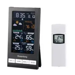 ROSENBORG Vejrstation - sort - 