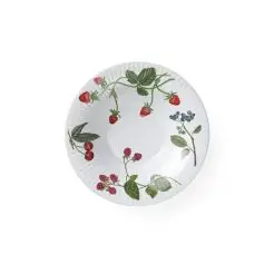 KÄHLER Hammershøi summer dyb tallerken Ø21 cm - sommerbær - 