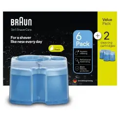 BRAUN Rensevæske lemon fresh 6+2 pakke - 