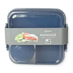 Madkasse inkl. dipbøtte - blå - 