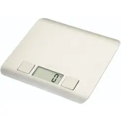 Køkkenvægt 5 kg firkantet - stål - 