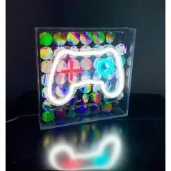 Neonskilt med motiv - gamer - 