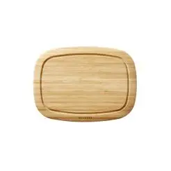 SCANPAN Skærebræt m/saftrille i bambus 35 x 26 cm - 
