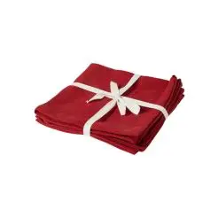 DACORE Mundserviet 40x40 cm 4 stk - rød - 