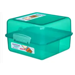 SISTEMA Madkasse lunch cube 1,4 liter - teal - 