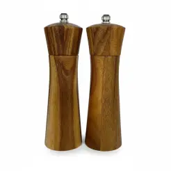 Kværnsæt keramisk kværn 16,8 cm - akacietræ - 