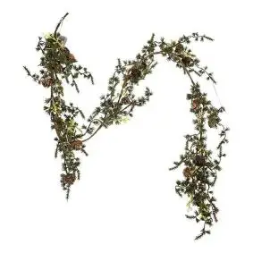 DET GAMLE APOTEK Gren med 20 LED med timer - 150 cm - PYNT & FIGURER