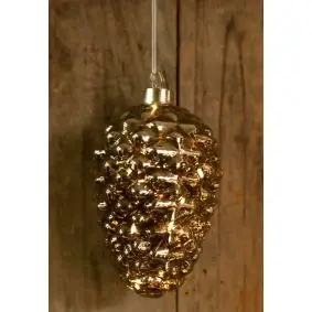 DACORE Kogle med LED H15 cm - glas - OPHÆNG