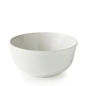 AIDA Groovy skål 14 cm porcelæn - hvid - SKÅLE