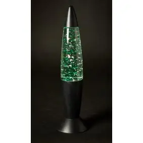 DACORE Glitterlampe til batteri - mat sort - DIVERSE