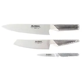 GLOBAL Knivsæt med 3 knive G-2, GS-5 & GSF-15 - GLOBAL KNIVE