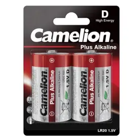 CAMELION Plus alkaline "D" batteri - 2 stk - EL-ARTIKLER