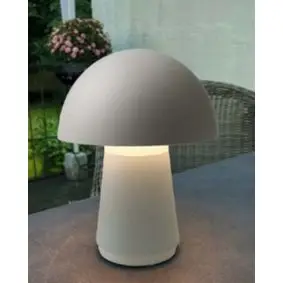 VELI LINE Genopladelig bordlampe med touch  - taupe - OUTDOOR