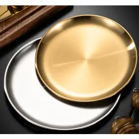 DACORE Tallerken i "guld" - Ø26 cm - STEL