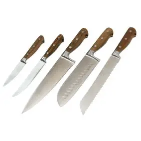 HÂWS  Knivsæt santo 5 dele - egetræ - KØKKENKNIVE