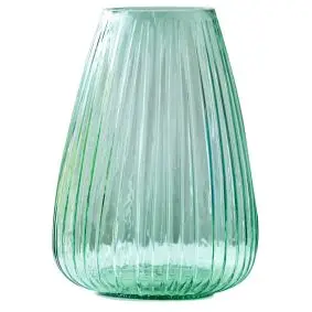 BITZ Kusintha vase i glas 22 cm - grøn - VASER