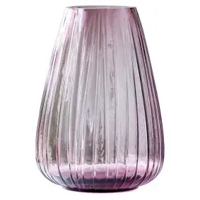 BITZ Kusintha vase i glas 22 cm - pink - VASER