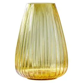 BITZ Kusintha vase i glas 22 cm - amber - VASER