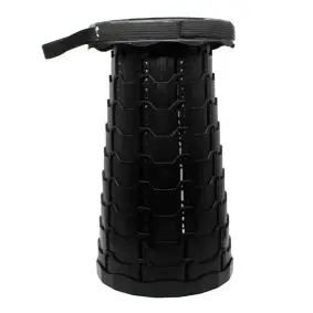 Taburet med teleskop udtræk H45 cm - sort - DIVERSE
