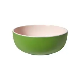 DACORE Skål i genanvendt plast Ø14,6 cm - grøn/rosa - SKÅLE