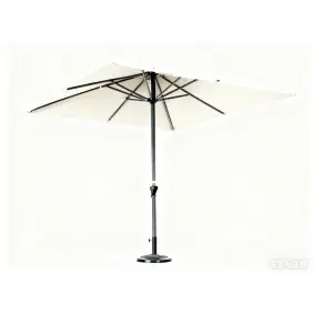 HOFFMANN Alu parasol girona 3x3m - natur - PARASOLLER & OVERDÆKNING