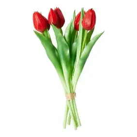 DACORE Tulipan buket 7 stk. 31 cm - rød - PYNT & FIGURER