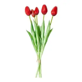 DACORE Tulipan buket 5 stk. 39 cm - rød - PYNT & FIGURER