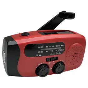 CONZEPT FM radio med håndsving 2000 mah 3,6V batteri - RADIO / TILBEHØR