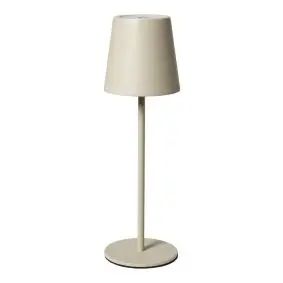 DACORE Bordlampe genopladelig med touch - sand - BORDLAMPER