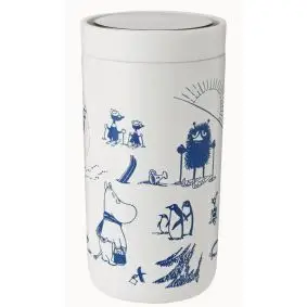 STELTON Moomin to go termokop 0,2 liter - courage hvid - TERMOFLASKER & TO GO KRUS