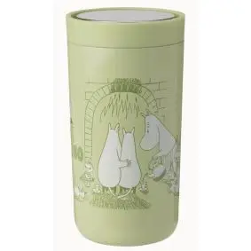 STELTON To go click moomin termokop 0,2 liter - moomin home - grøn - TERMOFLASKER & TO GO KRUS