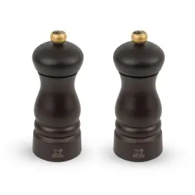 PEUGEOT Clermont salt & peber kværnsæt - choko 13 cm - SALT OG PEBER