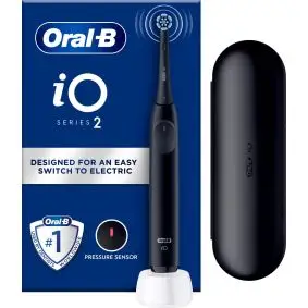 ORAL-B Tandbørste iO2 med rejseetui - sort - TANDBØRSTER