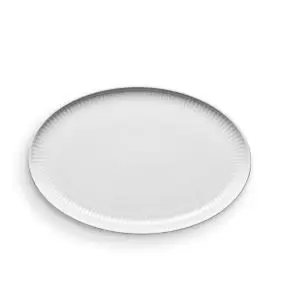 EVA TRIO Legio nova oval coupe fad 32 x 21 cm - hvid - OVNFASTE FADE