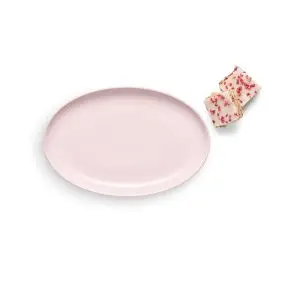 EVA TRIO Legio nova palette oval coupe tallerken 24,5 cm - soft pink - EVA SOLO