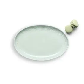EVA TRIO Legio nova palette oval coupe tallerken 24,5 cm - mint - EVA SOLO