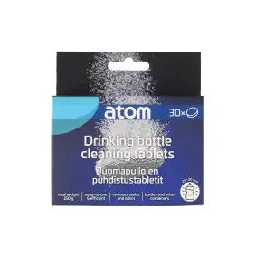 ATOM Rensetabletter 30 stk - MADKASSER & DRIKKEDUNKE