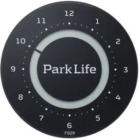 PARKLIFE Parkeringsur - carbon black - P-SKIVE