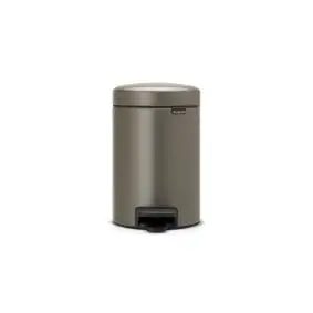 BRABANTIA Pedalspand newlcon 3 liter - platinum - AFFALDSSPANDE