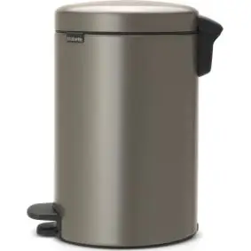 BRABANTIA Pedalspand newclon 12 liter - platinium - TOILETSPANDE