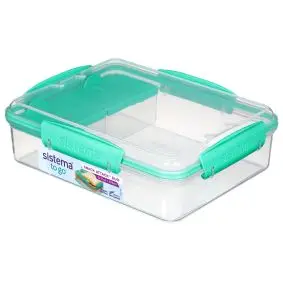 SISTEMA Madkasse snack attack duo - klar / minty teal - MADKASSER & DRIKKEDUNKE