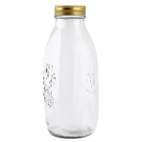 DAY Saftflaske 1,0 L m/skruelåg - FLASKER & SYLTEGLAS