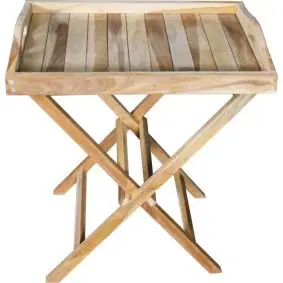 TEAK Bakkebord - SIDEBORDE & SKAMLER