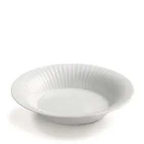 KÄHLER Hammershøi tallerken dyb 21 cm  - hvid - KÄHLER