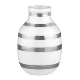 KÄHLER Omaggio vase sølv 12,5 cm. - KÄHLER