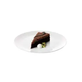 AIDA Relief desserttallerken 20 cm 4 stk - hvid - TALLERKNER