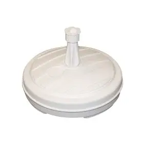 EDA Parasolfod rund plast 13 liter - hvid - PARASOLLER & OVERDÆKNING