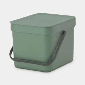 BRABANTIA Affaldsspand m/ låg 6 liter - grøn - AFFALDSSPANDE