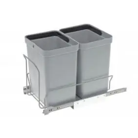 Affaldsstativ m/2 stk affaldsspande på 10,0 liter - AFFALDSSPANDE
